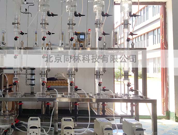 某單位5柱臭氧實驗裝置驗收完畢